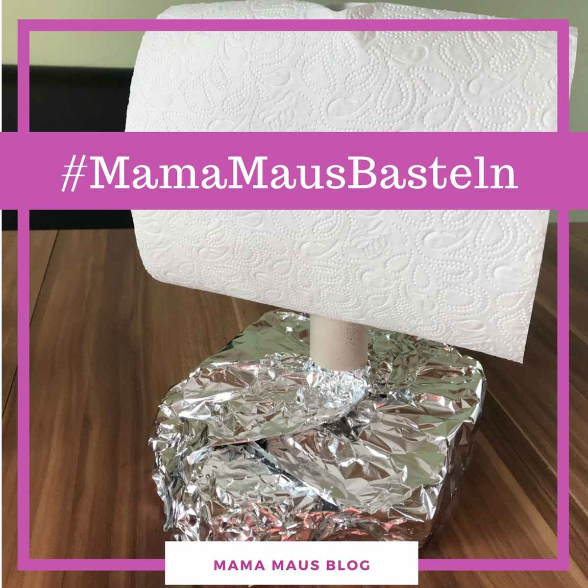 #MamaMausBasteln für Kinder – Toilettenpapierrollen – Floß