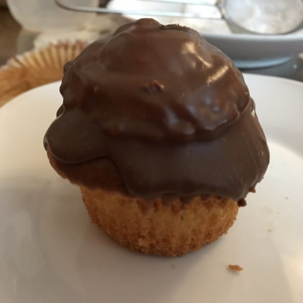 Donauwellen-Cupcake